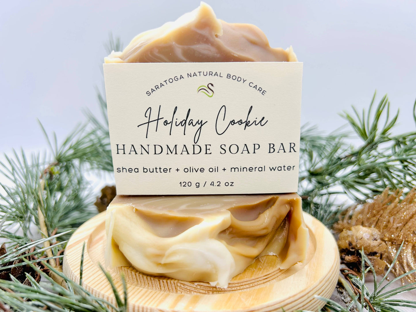 SEASONAL Holiday Cookie Handmade Soap Bar VEGAN WINTER