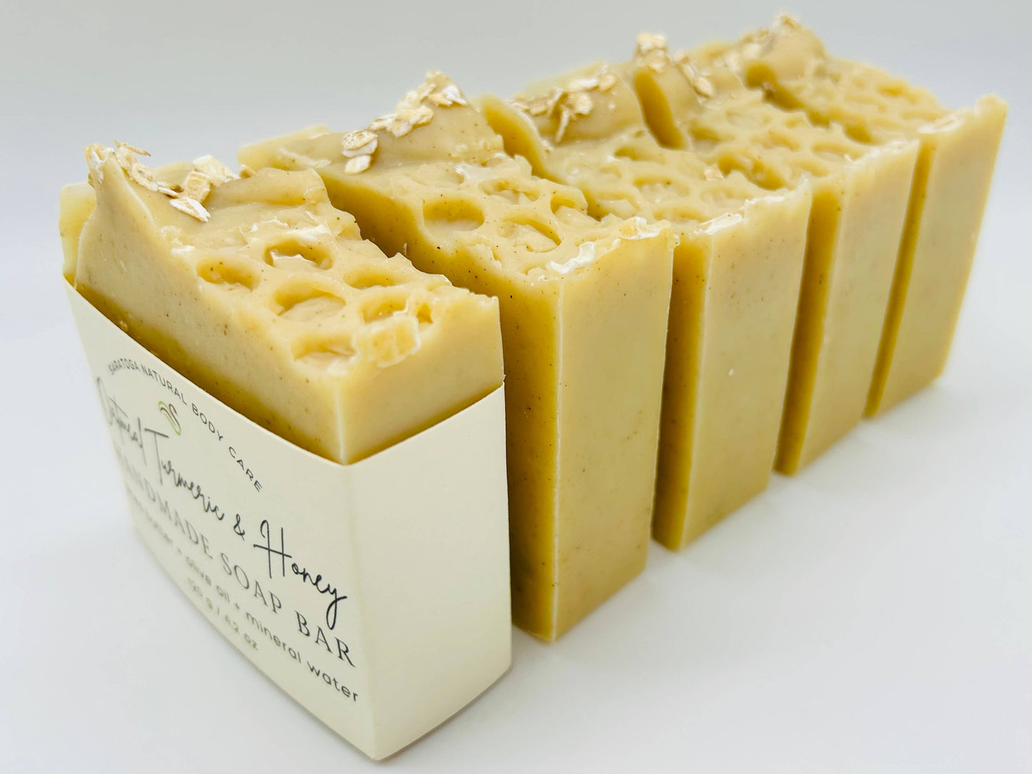 NEW Oatmeal Turmeric & Honey Handmade Soap Bar VEGAN