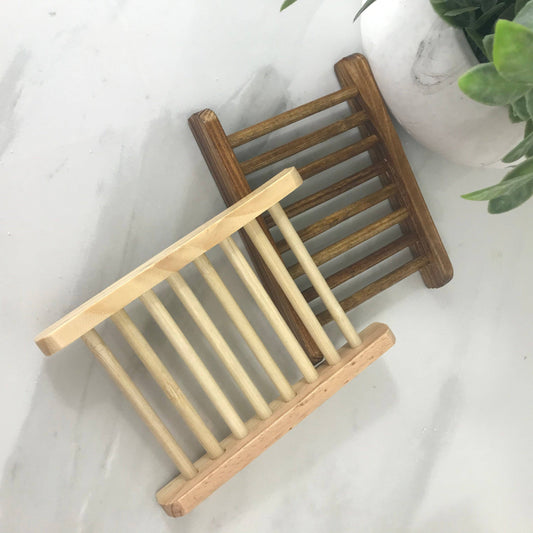 WOODEN SOAP DISH (BAMBOO)