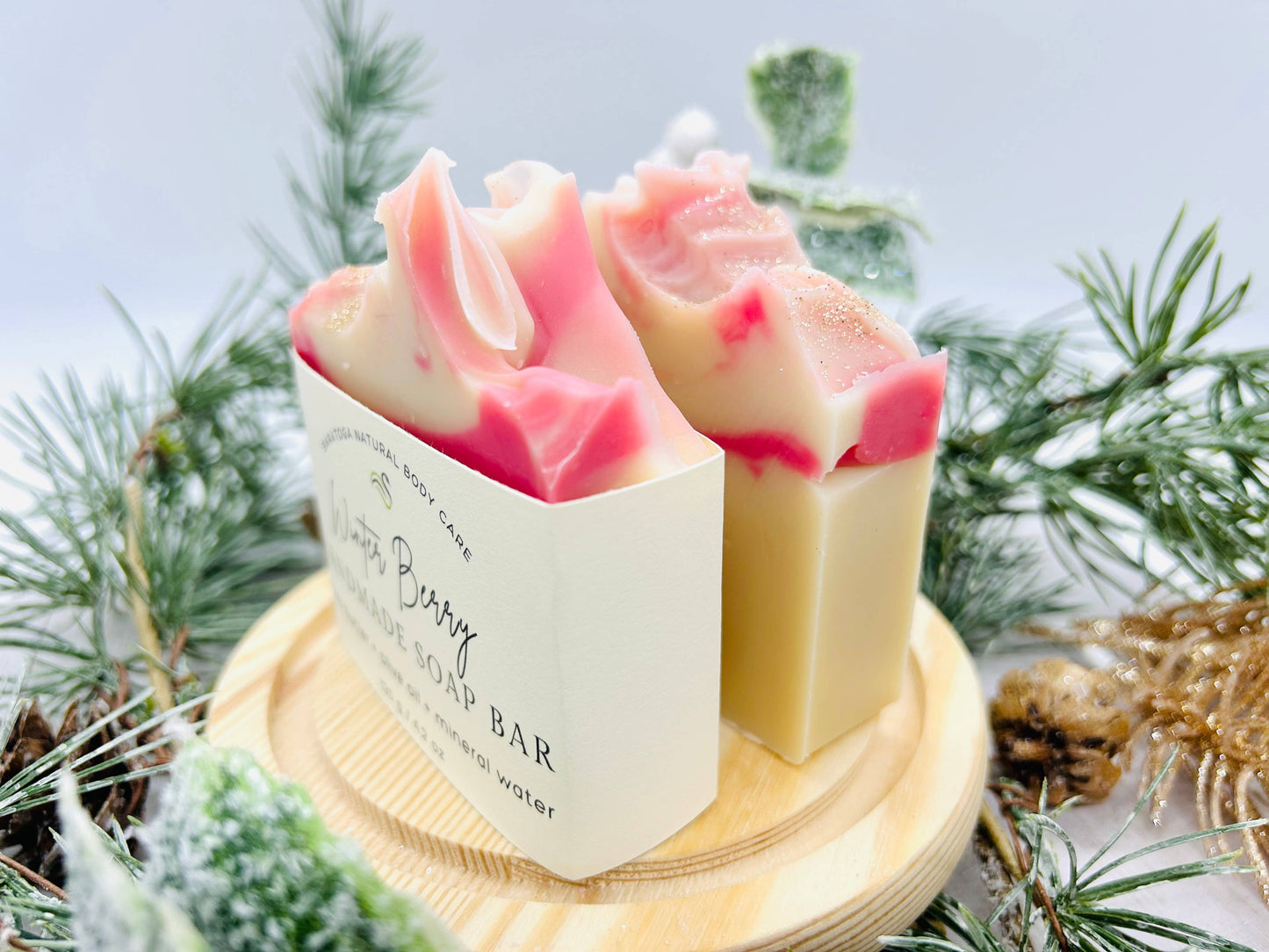 SEASONAL Winter Berry Handmade Soap Bar VEGAN