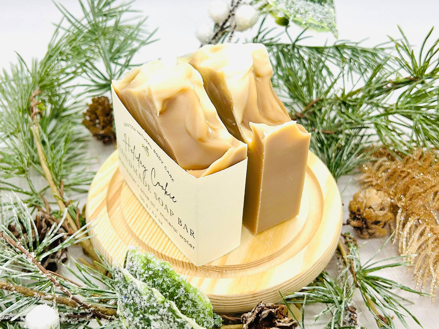 SEASONAL Holiday Cookie Handmade Soap Bar VEGAN WINTER