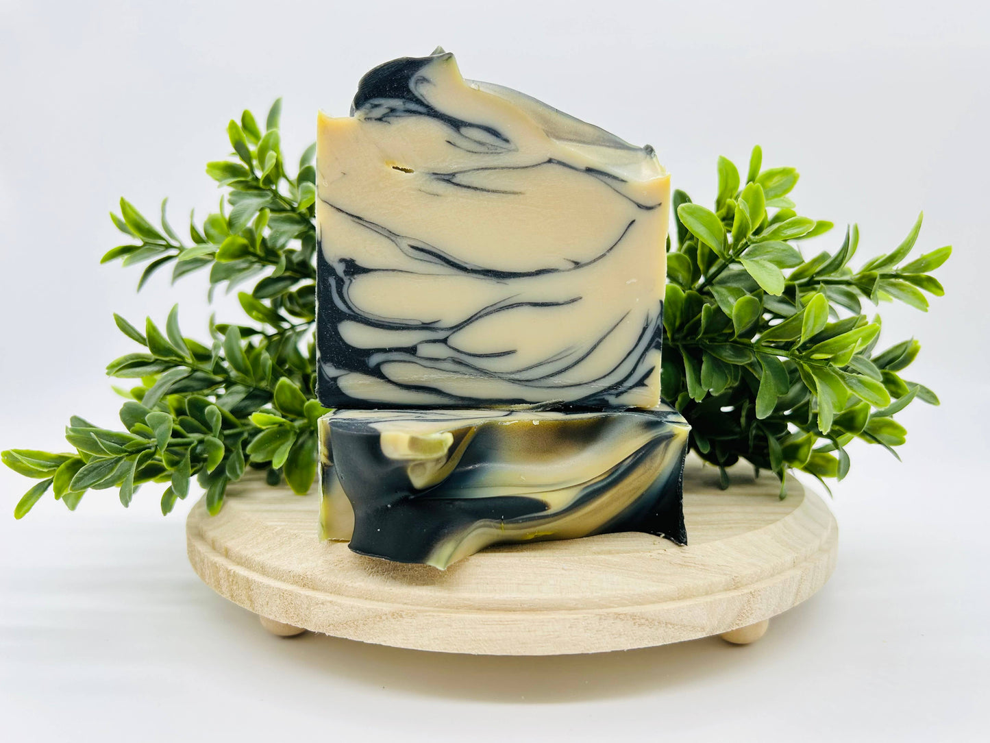 Mahogany Charcoal Handmade Soap Bar VEGAN COLD PROCESS