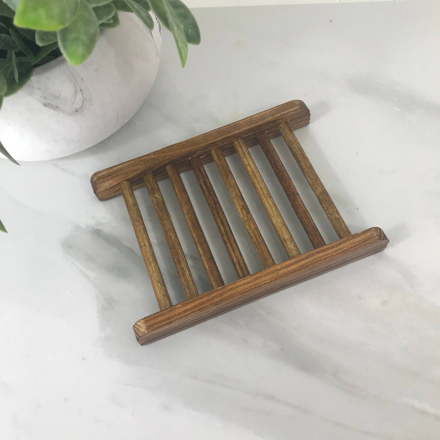 WOODEN SOAP DISH (BAMBOO)