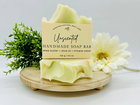 Unscented Handmade Soap Bar NATURAL VEGAN COLD PROCESS