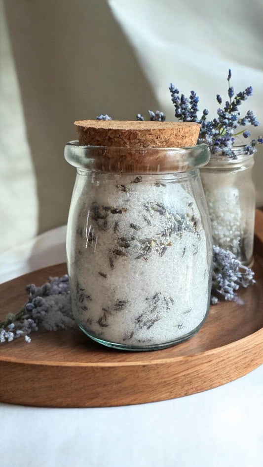 Lavender Bath Salts | Epsom Salt | Sea Salt | Lavender Buds