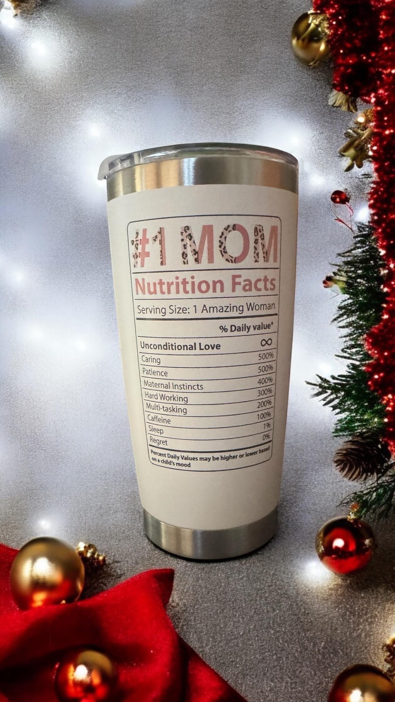 Celebrate Mom Every Sip of the Way - #1 Mom 20oz Insulated Tumbler, BPA-Free - Thoughtful Gift for Moms