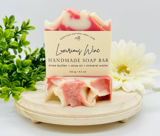 Red Wine Handmade Soap Bar VEGAN COLD PROCESS