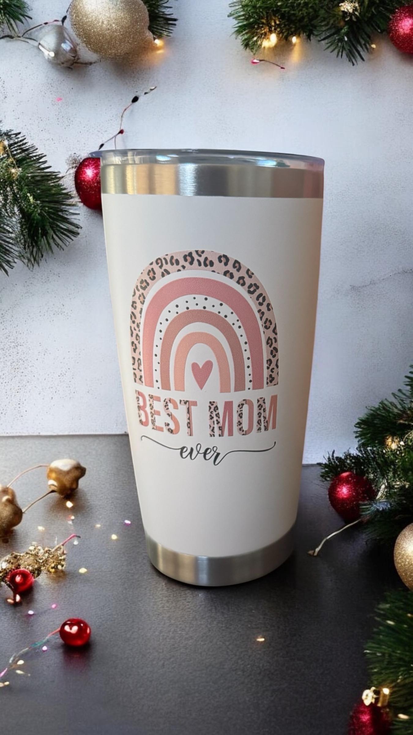 Celebrate Mom Every Sip of the Way - #1 Mom 20oz Insulated Tumbler, BPA-Free - Thoughtful Gift for Moms